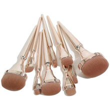 9 Golden Oval Makeup Brush Beginner Brush Foundation Blush Traceless Makeup Brush Set