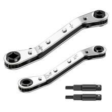 Ratelsleutelset voor Airconditioningonderhoud 3/8Inch Tot 1/4Inch 5/16X1/4Inch Ratelsleutel voor HVAC-Onderhoud