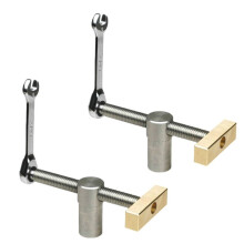 2 StüCk Bankhund, Hundelochklemme Holzbearbeitung 3/4 Zoll mit 4 StüCk 20 Mm Bankhundeloch Verstellbare Werkbankbank 20 Mm A