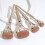 9 Golden Oval Makeup Brush Beginner Brush Foundation Blush Traceless Makeup Brush Set 4