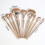 9 Golden Oval Makeup Brush Beginner Brush Foundation Blush Traceless Makeup Brush Set 5