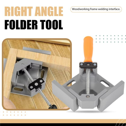 Aluminum Single Handle 90 Degree Right Angle Clamp Angle Clamp Woodworking Frame Clip Right Angle Folder Tool 1PC 2