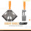 Aluminum Single Handle 90 Degree Right Angle Clamp Angle Clamp Woodworking Frame Clip Right Angle Folder Tool 1PC 7