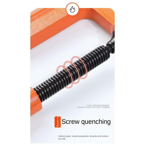 Grampo de Marcenaria Tipo G  e Espesso Grampo de Marcenaria Universal para Serviços Pesados, Fixação Forte e Rápida de 3 Polegadas 1