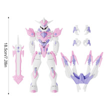 (Tempura Blade, Ordinary Paragraph) 3D Printed Movable Robot Figure for Desktop Decoration