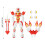 (Ming Chi Blade, Ordinary Paragraph) 3D Printed Movable Robot Figure for Desktop Decoration 4