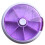 (Purple) 7-Cell Rotating Pill Box - Press to Dispense 1