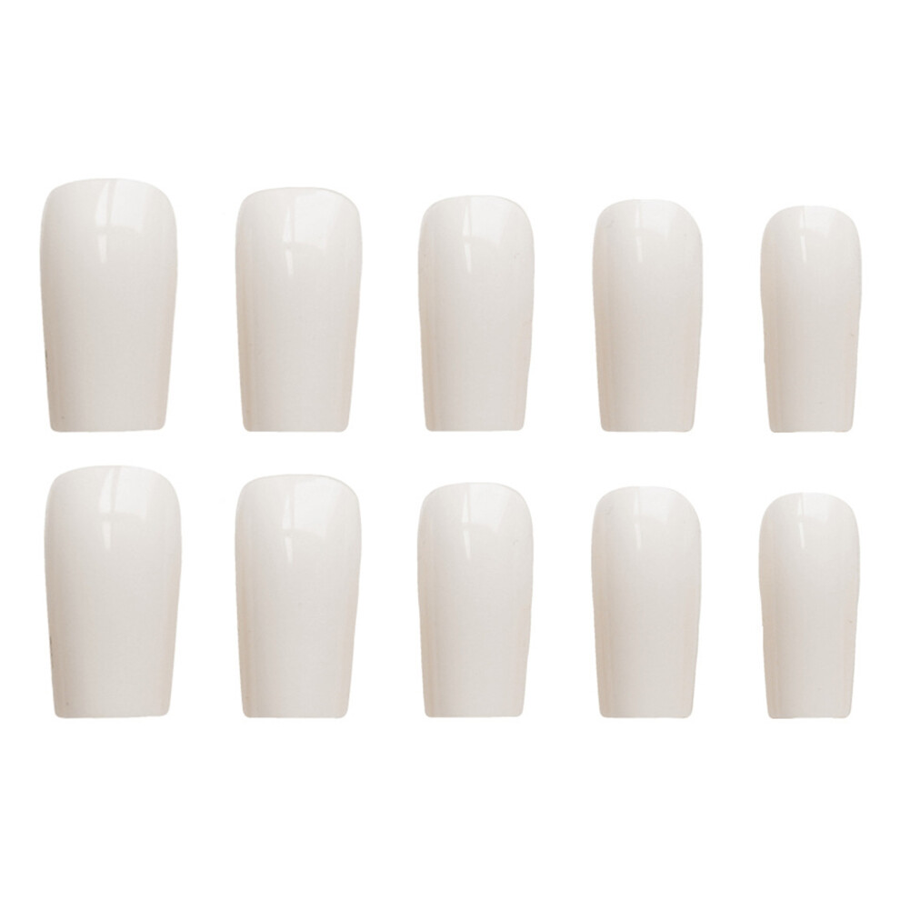 Reach-Tools Beige Square Fake Nails For Manicure Lovers