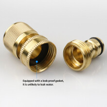 (American Style) Brass Quick Connector for Garden Hose & Sink