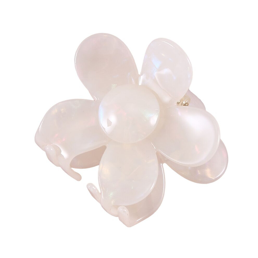 Unisex 2.75 Inch Acetate Flower Hair Clips Cute Daisy Hair Claw Clips For Thin Hair, Floral Claw Clips For Women & Girls D