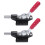 2X 32mm Plunger Stroke Metal Push Pull Toggle Clamp 227Kg 500 Lbs 1