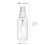 100PCS 75Ml/2.5OZ Mist Spray Bottle Premium Transparent DIY Crafts Empty Pump 9