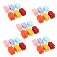 60Pcs Coffrets À Bijoux En Papier pour Bijoux, PréSentoirs, Petites Montres(MéLange de Couleurs)