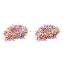 4000 Pieces 3D Fruit Flower Clay Slices for Slime, DIY Crafts, Nail Art Decorations