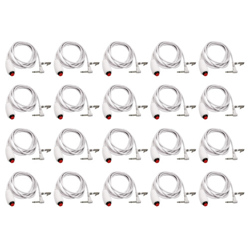 20X Nurse Call Cable 6.35mm  Nurse Call Device Emergency Call Cable with Push Button 1