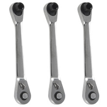 3X Double Fast Ratchet Wrench Ratchet Wrench Bit Fast Socket Wrench Screwdriver Screwdriver Tool