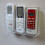 2X Clear Acrylic Remote Control Holder Wall Mount Media Organizer Storage Box (Three Compartments) 3