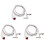 3X Nurse Call Cable 6.35mm  Nurse Call Device Emergency Call Cable with Push Button 1
