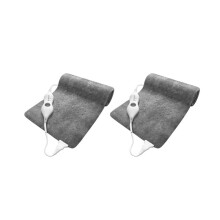 2X Extra Large Electric Heating Pad for Back Pain And Cramps Relief 12X24 Inch -Soft Heat for Moist EU Plug