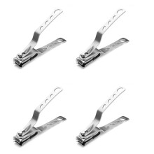 4X Acier Inoxydable Pointes A Ongles Tondeuse Tondeuse Manucure Art D'Ongle Outils de Tondeuses D'Orteils