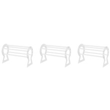 3X Stirnband Halter, Durchsichtiger Stirnband Organizer, Acryl Haar Reifen Display Ständer, Stirnband Aufbewahrung Halter für Frauen und Mädchen