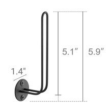 Wall-Mounted L-Shape Baseball Cap Hook