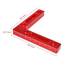 6 Pcs Aluminium Alloy 90 Degree Positioning Squares Right Angle Clamps Woodworking Carpenter Tool Corner Clamping Square