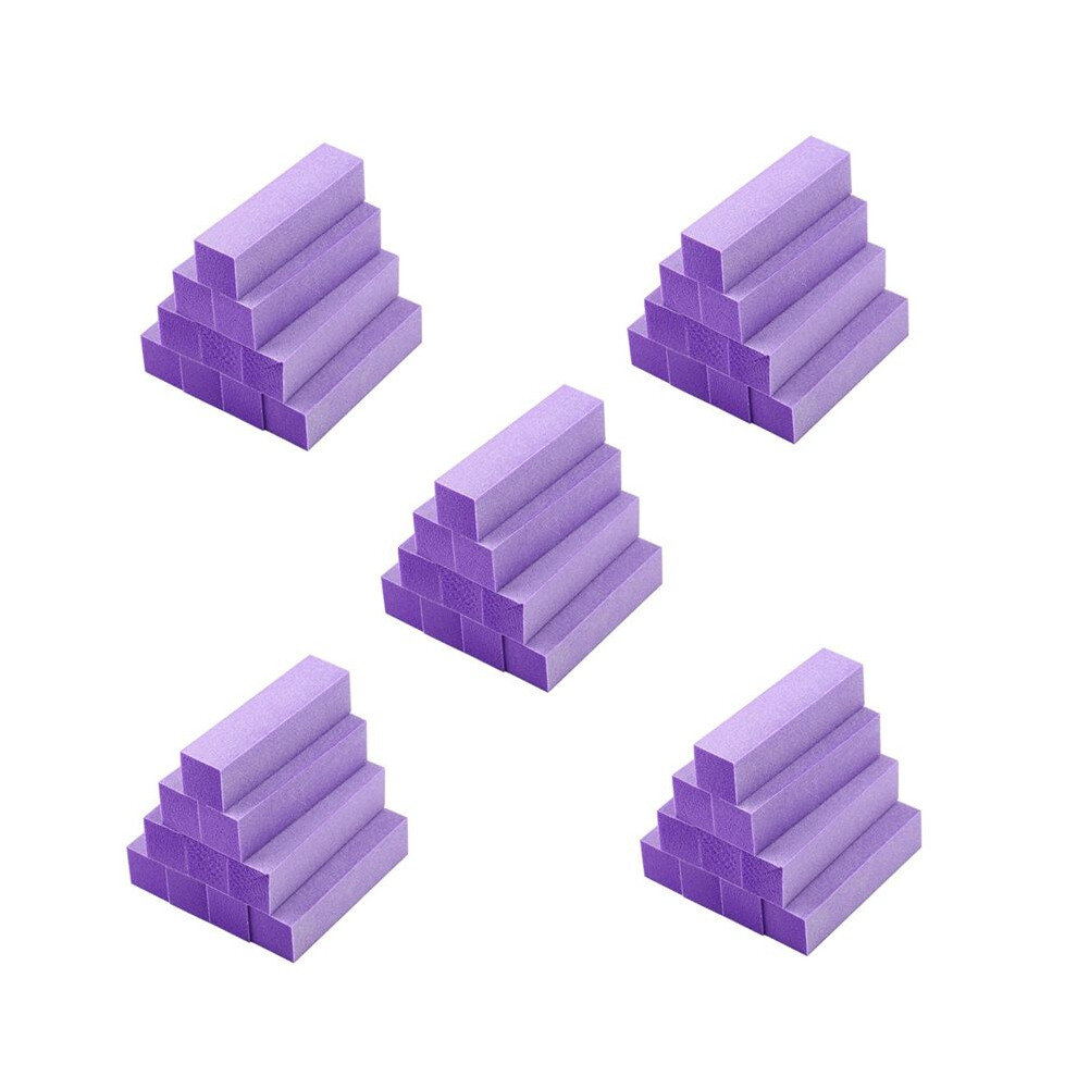 50X Buffing Sanding Buffer Block Files Acrylic Pedicure Manicure Nail Art Tips (Color: )