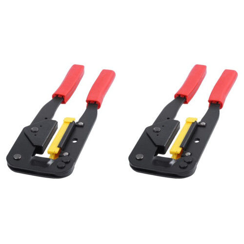 2X G-214 Cable Clamp Idc Crimp Tool (240Mm) Computer Cable Crimping Tool for Flat Ribbon Cable and Idc Connector