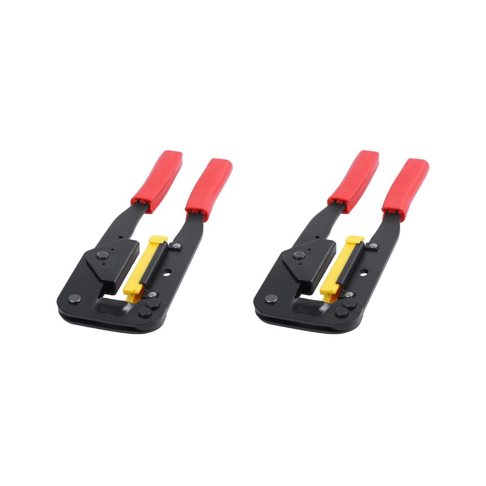 2X G-214 Cable Clamp Idc Crimp Tool (240Mm) Computer Cable Crimping Tool For Flat Ribbon Cable And Idc Connector 4714147813619