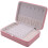 2X Korean Style Jewelry Box Organizer Display Storage Leather Large  Mirror Multi-Function Necklace Ring Box 5