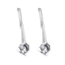 2X Drum Wrench, Aluminum Drum Plug Bung Wrench Tool Opener Wrench for Bung Caps Opening 10 15 20 30 55 Gallon Drum