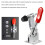 8Pcs Quick Release Toggle Clamp GH-201 Antislip Horizontal 59Lbs Holding Capacity for Machine Operation, Woodworking 2