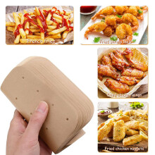 Air Fryer Parchment Liners,200 Pcs Perforated Square Air Fryer Liners,for Foodi XL 6 in 1 DZ201 Dual Air Fryer