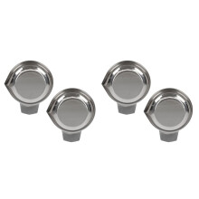 Weigh Boats Scale 4pcs Weighing Boats Stainless Steel Scale Tray Weighing Plate Lab Dish Containers Weight Tray