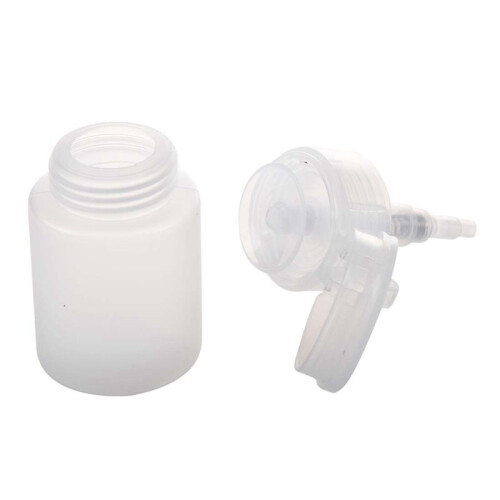 2X 70Ml Nail Art Makeup Polish Plastic Pump Dispenser Bottle Remover