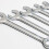 20Pcs  Engineer Wrench Dual Heads Offset Ring Spanner Tools Spanner Combination Key 4-11mm Wrenches Hand Set 2