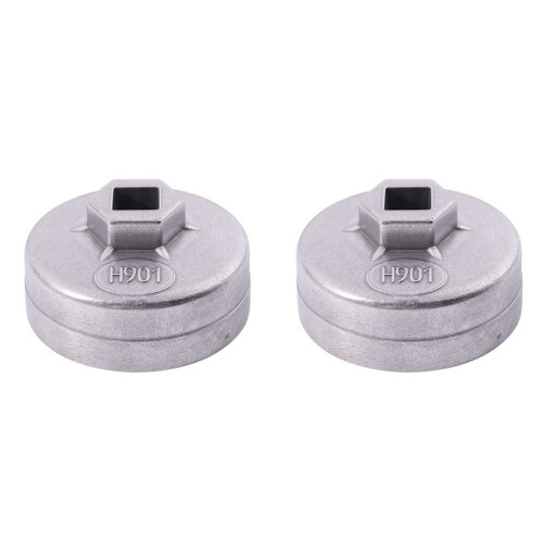 2st 65 mm 14 Räfflor Oljefilterpatron Lock Skiftnyckel Tool Socket Remover