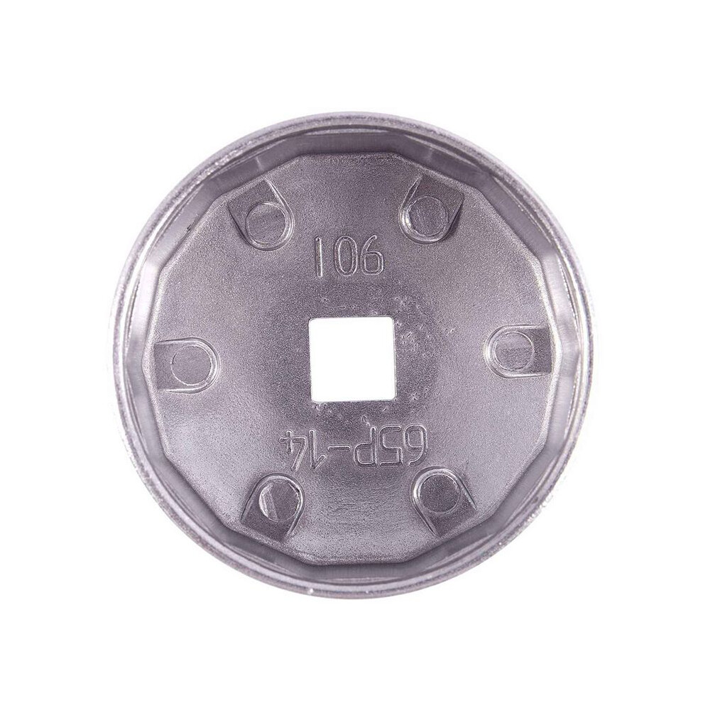 2Pcs 65Mm 14 Flutes Oil Filter Cartridge Cap Wrench Tool Socket Remover 6031692430961