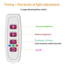 2X LED Grow Light Full Spectrum Phyto Grow Lamp USB Angel Ring Lamp for Succulents, Flower Plants Growth (Sunshine)