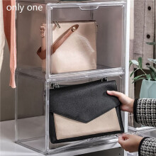 3X Organisateur de Rangement pour Sac à Main pour Placard, BoîTe de PréSentation en Acrylique Transparent pour Sac à Main, Organisateur de Sac