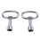 Key Slot for Bolt Triple-Cornered Triangular Metal Panel 8 mm 8Pcs 2