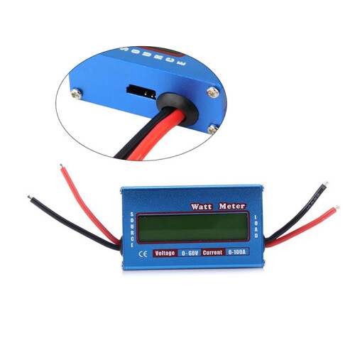 2X  60V 100A WATT Meter Power Analyser Solar Wind Analyzer LCD Digital Current  Meter  Power Analyser 1
