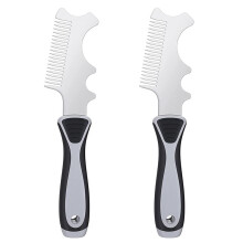 2X Peigne Pinceau 4 en 1, Outil de Nettoyage de Rouleau de Pinceau Peigne Pinceau pour un Nettoyage et un Entretien Suffisants