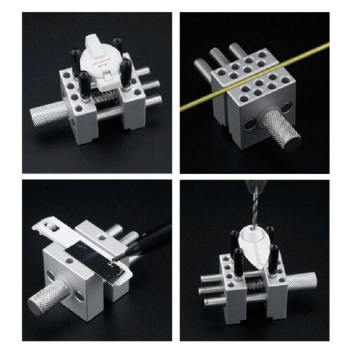 2X Metal Vise Fixture Multi-Function Clamp Model Making Fixed Jig DIY Crafts Remodeling Vise Workbench with Clamping 1
