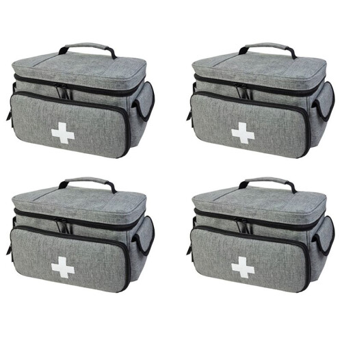 4X Small Nursing Storage Bag Home First Aid Storage Box Kit
