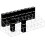 3X 36 Grid Transparent Acrylic Lipstick Storage Rack Cosmetic Display Rack 3