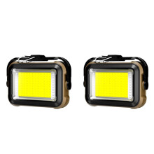 2X Bright LED Work Light - COB Inspection Lamp with Tail Magnetic, USB Charging for Car Repair, Garage, Camping, Hiking