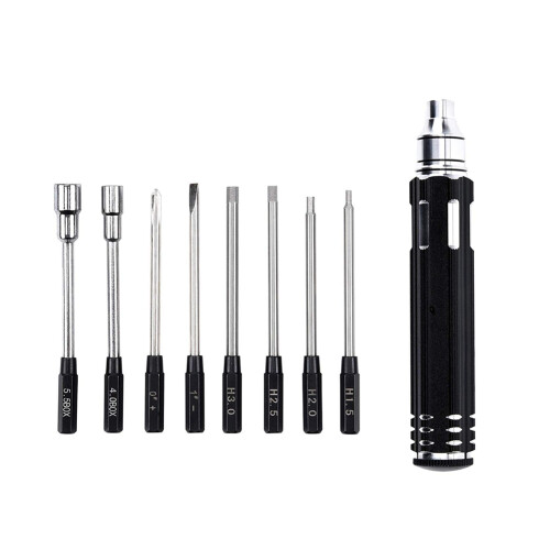 1 Set  Snap Ring Pliers, Circlip Retaining Clip Tool Set & 1 Set Screwdrivers Set Hex Socket Rc Tools Kit