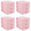4X Plastic Drawer Designed 3 Compartment Jewelry Storage Box 1